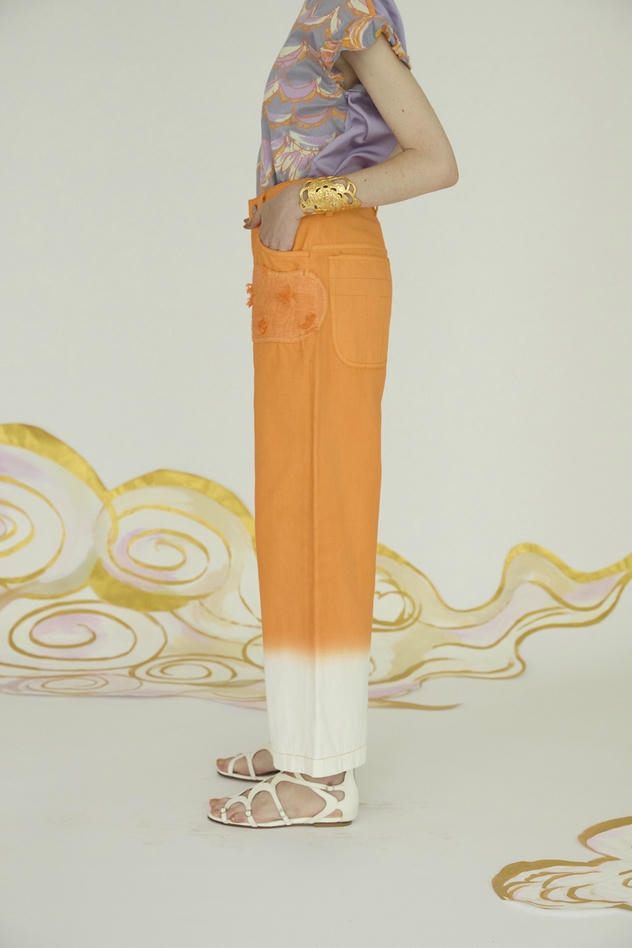 FLUR CHIND CLOTH PANTS 詳細画像 orange 6