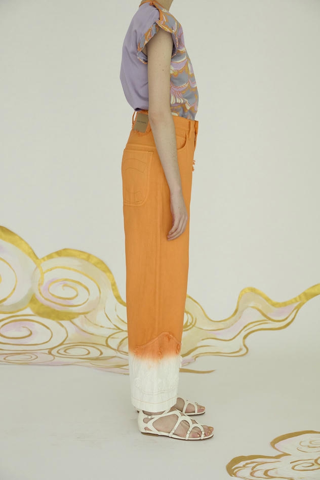 FLUR CHIND CLOTH PANTS 詳細画像 orange 8