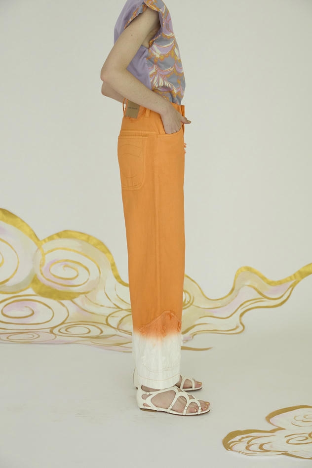 FLUR CHIND CLOTH PANTS 詳細画像 orange 9