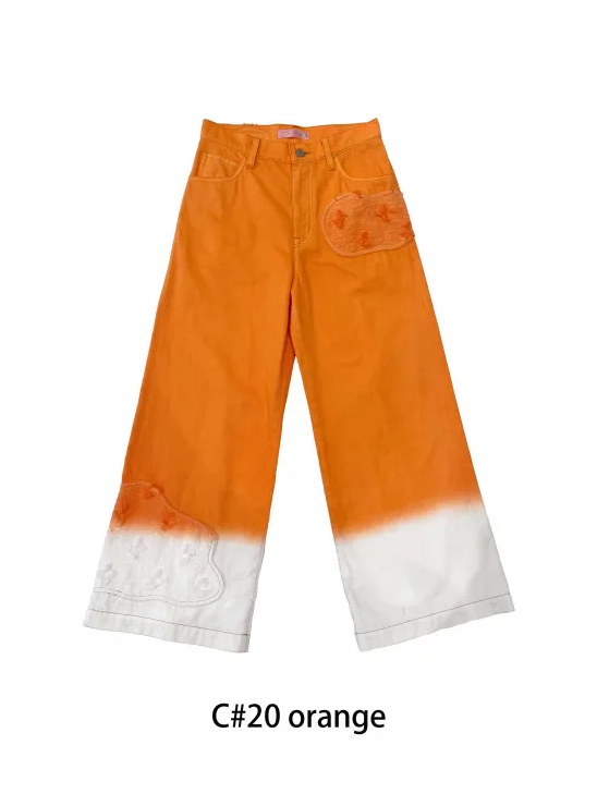 FLUR CHIND CLOTH PANTS 詳細画像 orange 1