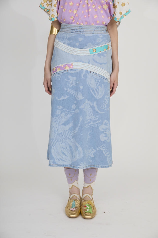 PARADIS JQ DENIM SKIRT 詳細画像 navy 1