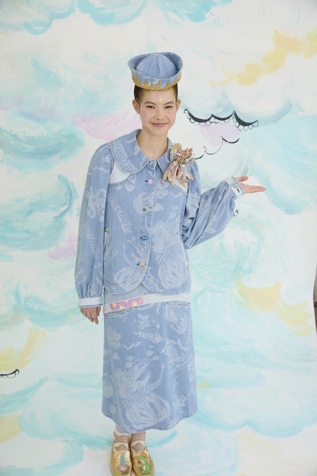 PARADIS JQ DENIM SKIRT 詳細画像 navy 18