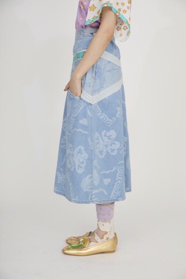 PARADIS JQ DENIM SKIRT 詳細画像 navy 5