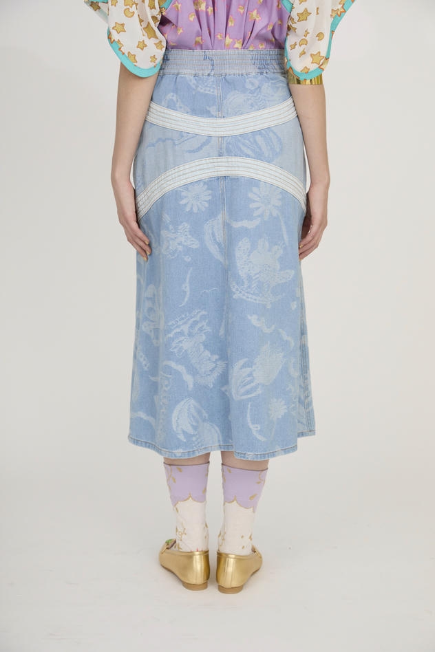 PARADIS JQ DENIM SKIRT 詳細画像 navy 6