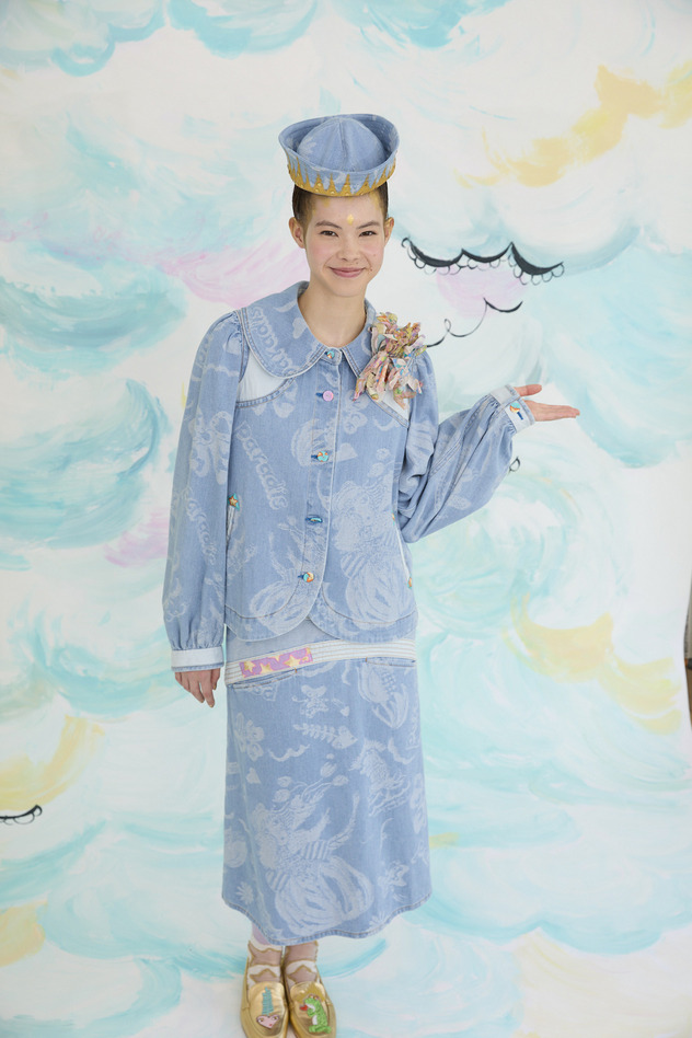 PARADIS JQ DENIM SKIRT 詳細画像 blue 9