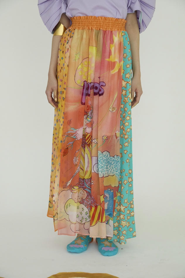 BLOOM GIRL SKIRT 詳細画像 orange 2