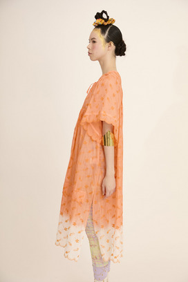 PETIT FROG EMBROIDERY DYED DRESS 詳細画像