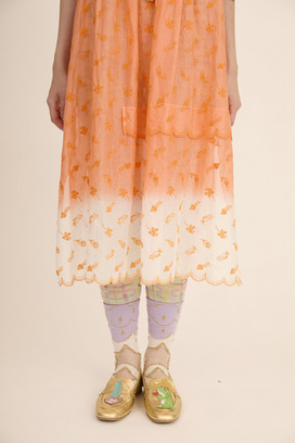 PETIT FROG EMBROIDERY DYED DRESS 詳細画像