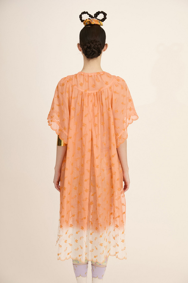 PETIT FROG EMBROIDERY DYED DRESS 詳細画像 purple 3