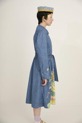 LIGHT DENIM DRESS 詳細画像