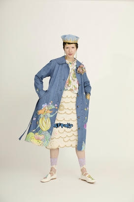 LIGHT DENIM DRESS 詳細画像