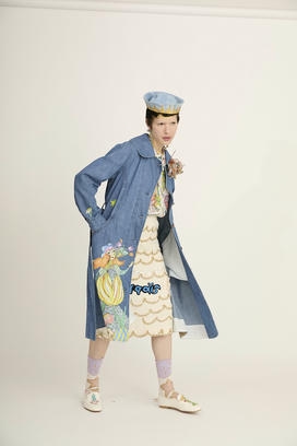 LIGHT DENIM DRESS 詳細画像