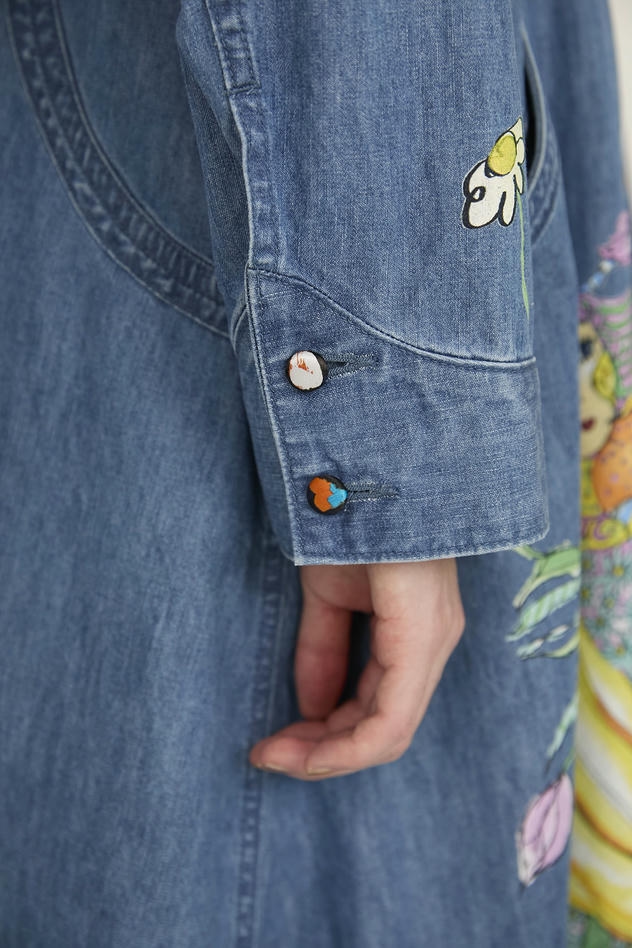 LIGHT DENIM DRESS 詳細画像 blue 11