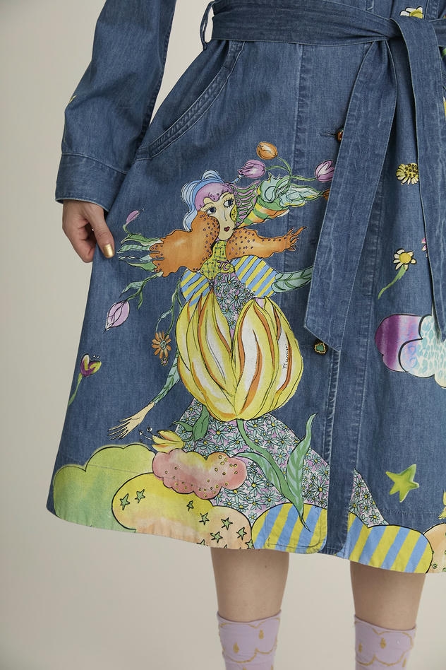 LIGHT DENIM DRESS 詳細画像 blue 4