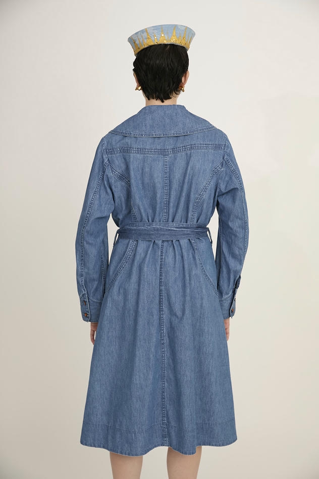 LIGHT DENIM DRESS 詳細画像 blue 9