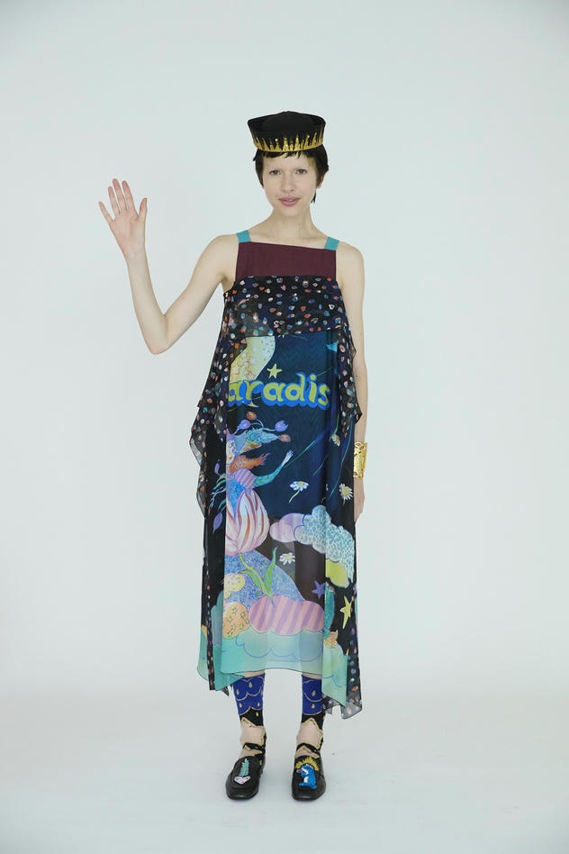 BLOOM GIRL DRESS 詳細画像 orange 2