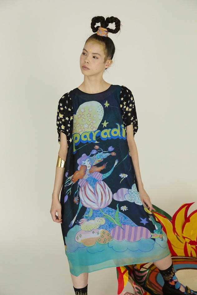 BLOOM GIRL DRESS 詳細画像 black 1