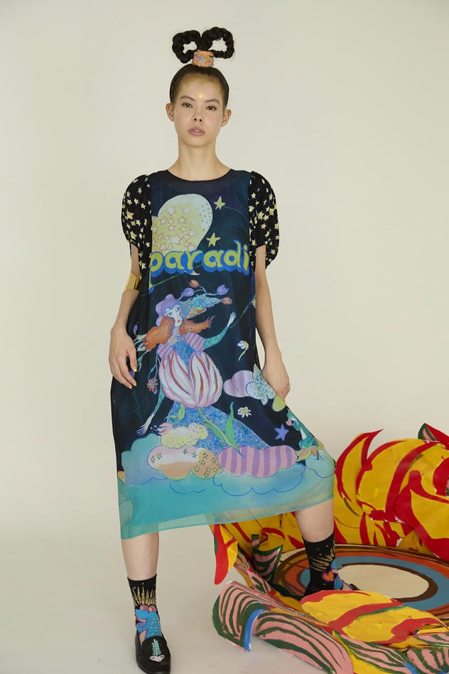 BLOOM GIRL DRESS 詳細画像 black 3