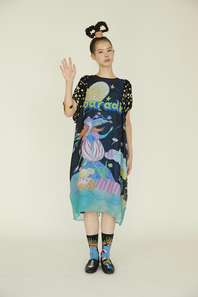 BLOOM GIRL DRESS 詳細画像 black 6