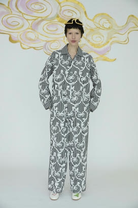 HEART FROG GINGHAM JUMPSUIT 詳細画像