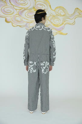 HEART FROG GINGHAM JUMPSUIT 詳細画像