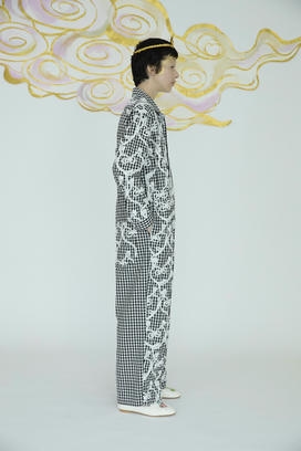 HEART FROG GINGHAM JUMPSUIT 詳細画像