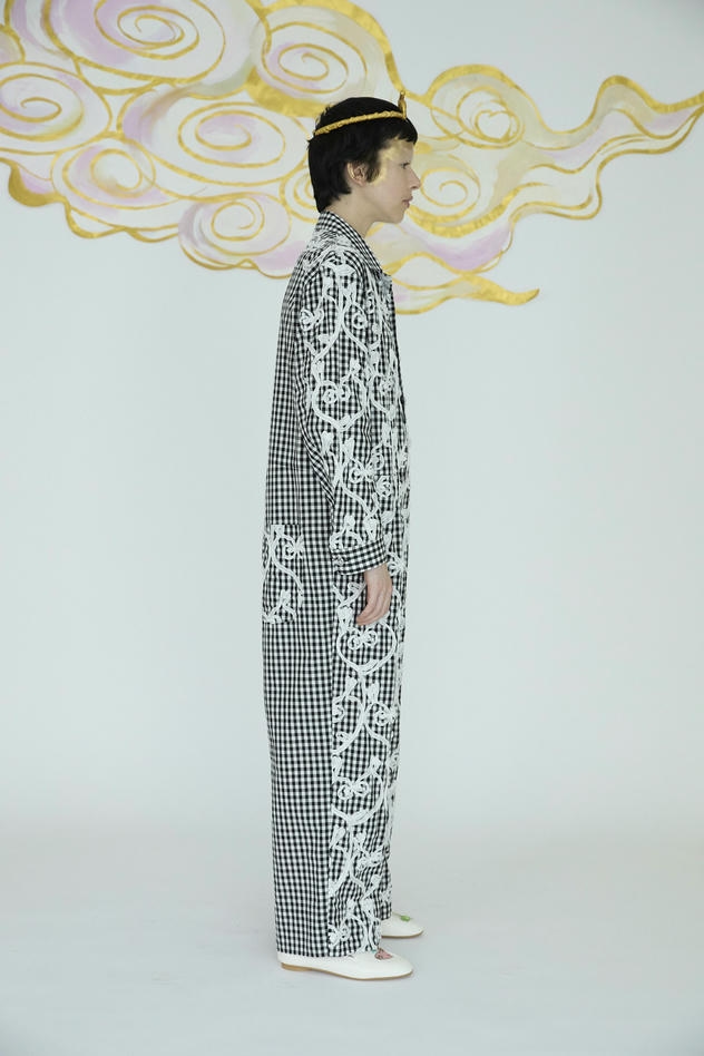 HEART FROG GINGHAM JUMPSUIT 詳細画像 yellow 6