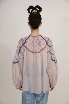 PETIT FROG EMBROIDERY BLOUSE 詳細画像