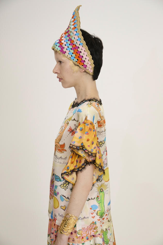 YOMIGAERU BLOUSE 詳細画像 light blue 2