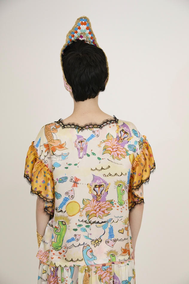 YOMIGAERU BLOUSE 詳細画像 light blue 3