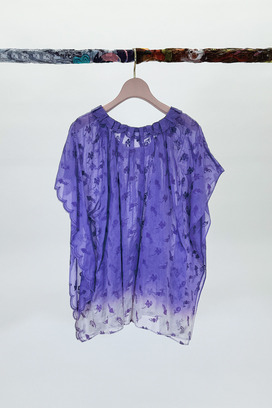 PETIT FROG EMBROIDERY DYED BLOUSE 詳細画像