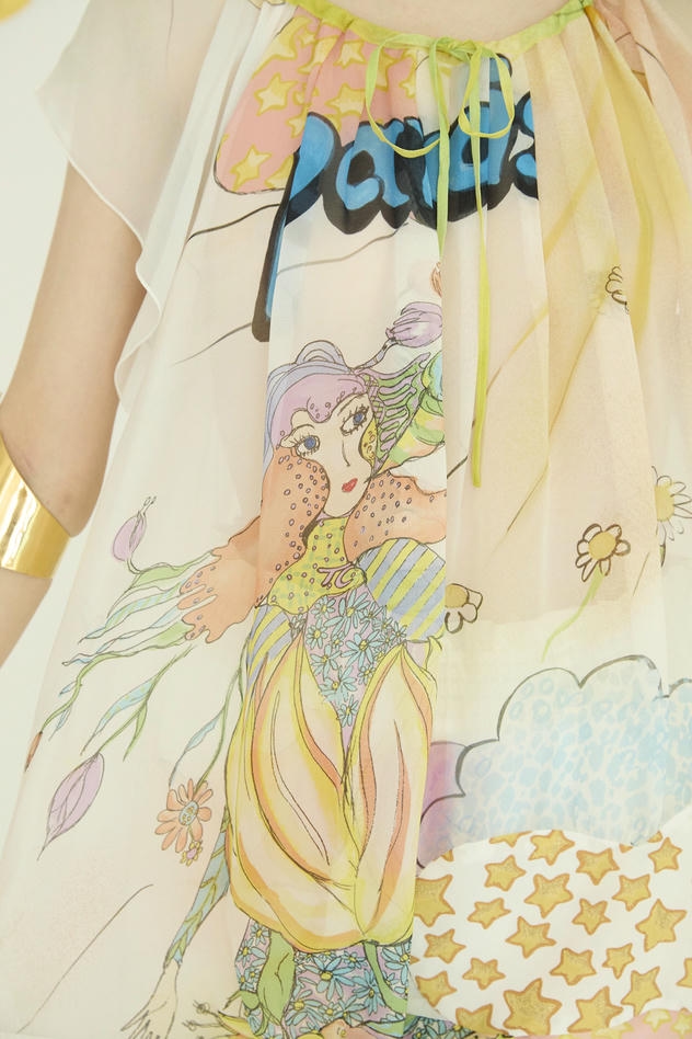 BLOOM GIRL BLOUSE 詳細画像 orange 4