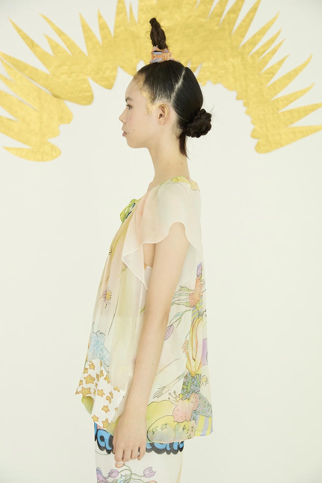 BLOOM GIRL BLOUSE 詳細画像 orange 5