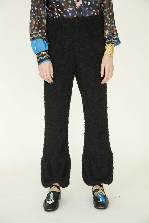 FLUFFY COTTON PANTS 詳細画像 black 1