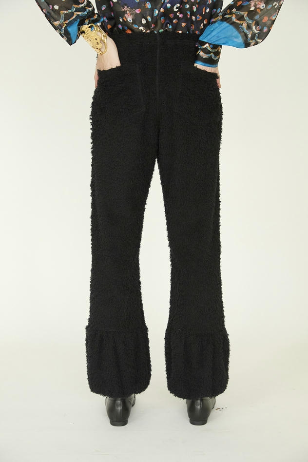 FLUFFY COTTON PANTS 詳細画像 black 5