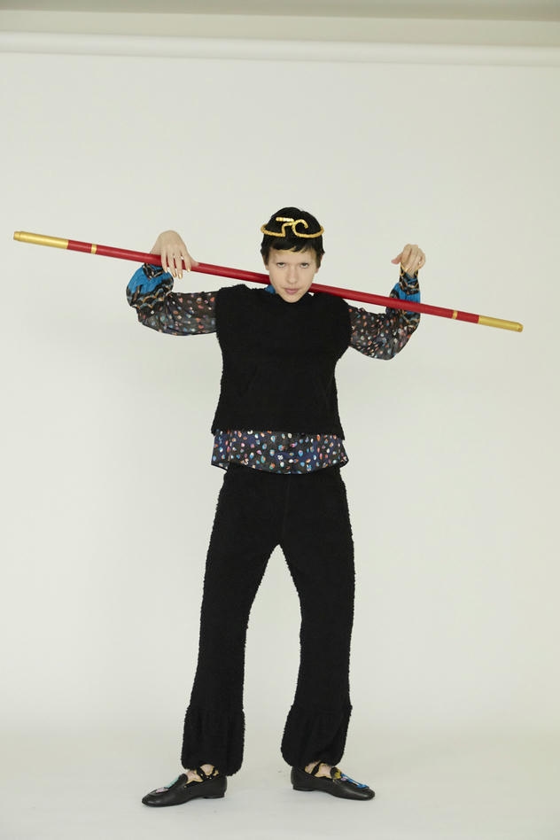 FLUFFY COTTON PANTS 詳細画像 black 8