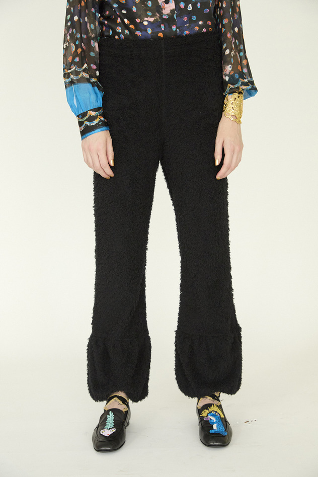 FLUFFY COTTON PANTS 詳細画像 black 1