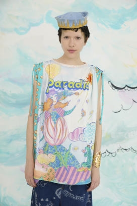 BLOOM GIRL GARDEN PRINT T-SHIRT 詳細画像