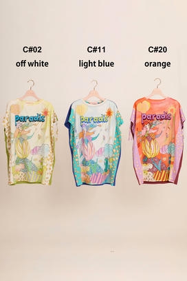 BLOOM GIRL GARDEN PRINT T-SHIRT 詳細画像