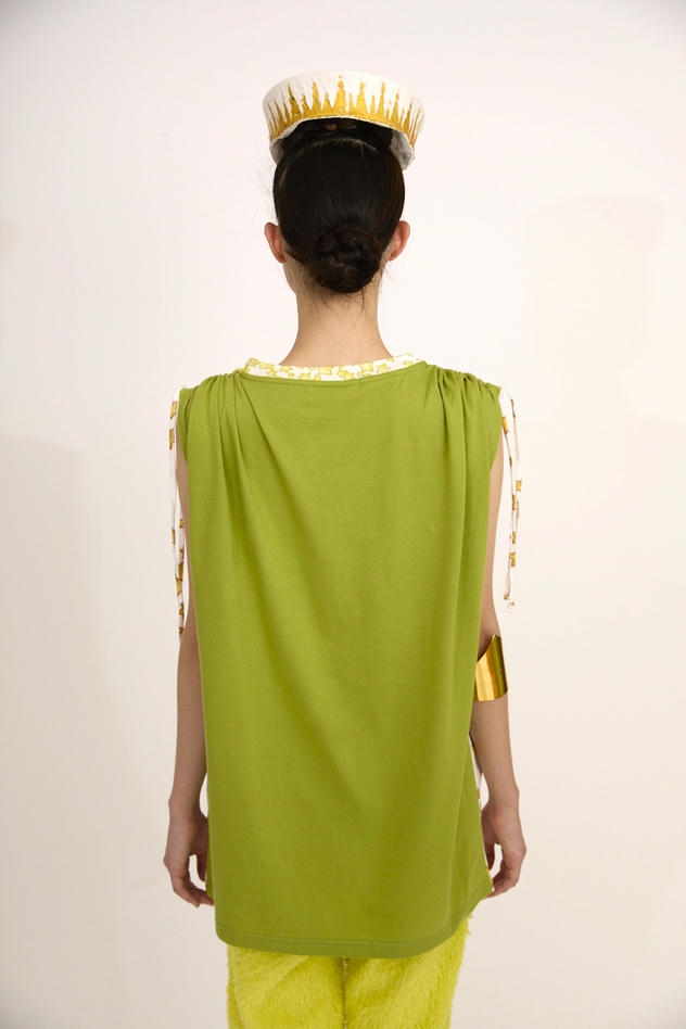 BLOOM GIRL GARDEN PRINT T-SHIRT 詳細画像 orange 17