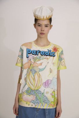 BLOOM GIRL GARDEN PRINT T