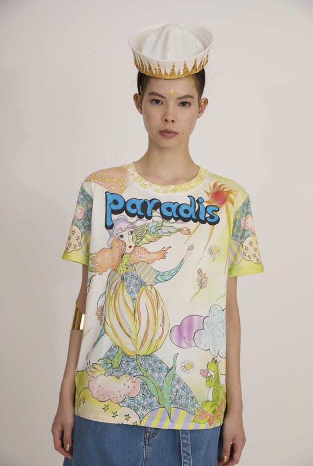 BLOOM GIRL GARDEN PRINT T 詳細画像 orange 1