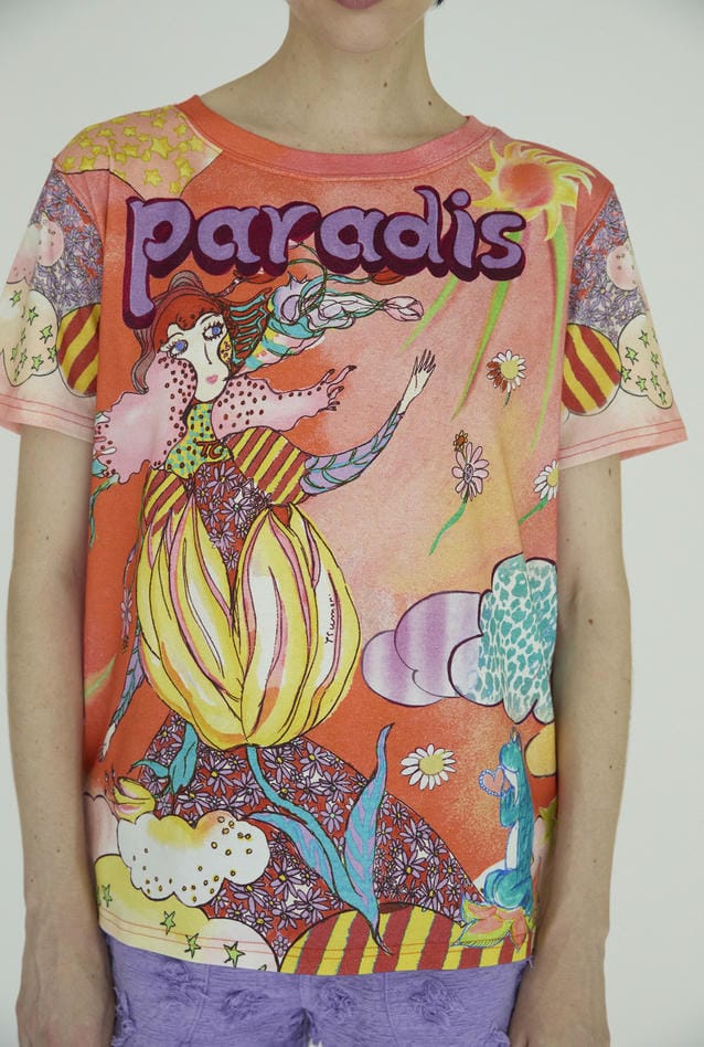 BLOOM GIRL GARDEN PRINT T 詳細画像 orange 12