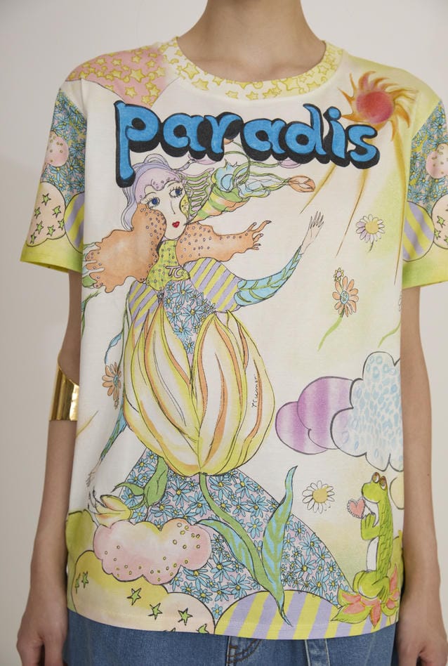 BLOOM GIRL GARDEN PRINT T 詳細画像 orange 2