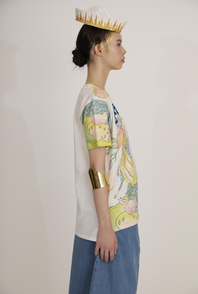 BLOOM GIRL GARDEN PRINT T 詳細画像 orange 5