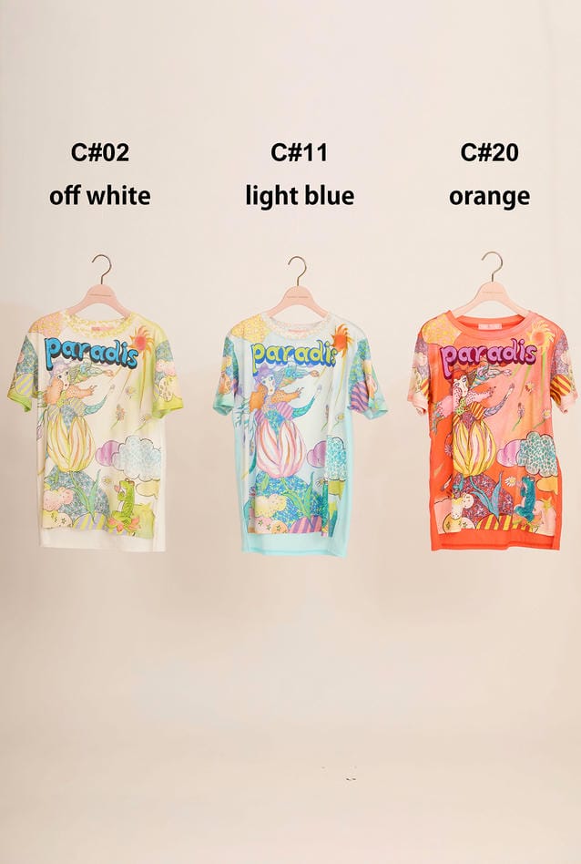 BLOOM GIRL GARDEN PRINT T 詳細画像 off white 1