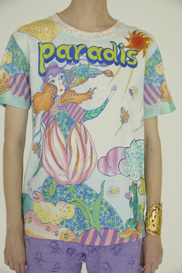 BLOOM GIRL GARDEN PRINT T 詳細画像 light blue 1