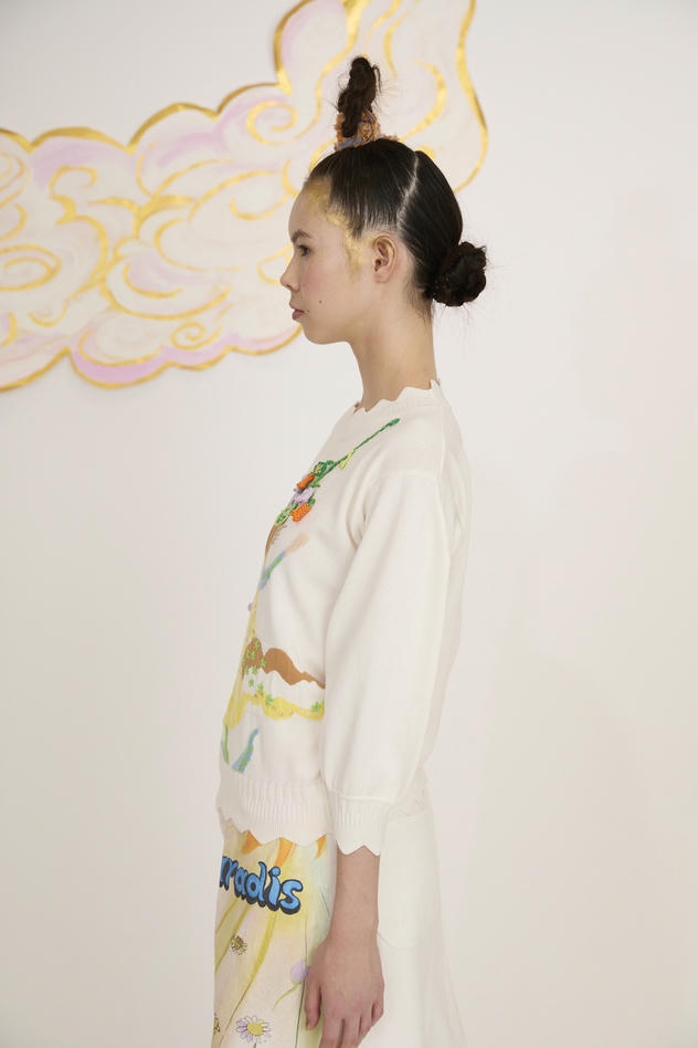 BLOOM GIRL KNIT 詳細画像 off white 3