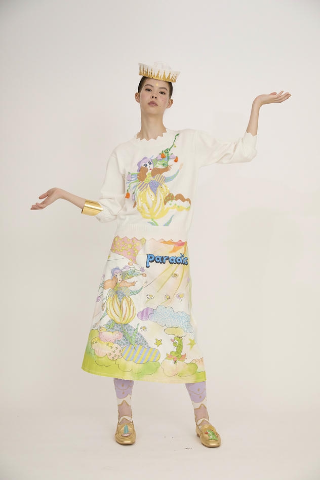 BLOOM GIRL KNIT 詳細画像 off white 9