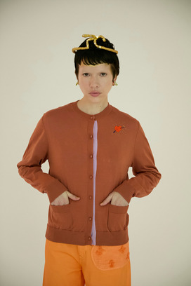 SILK COTTON KNIT CARDIGAN 詳細画像